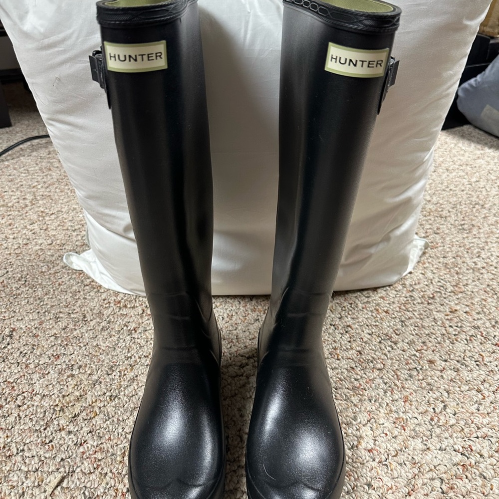 Hunter Black Rain Boots